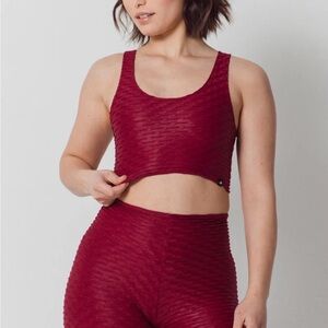 Booty by Brabants Chrome Crop Tank - Size O/S